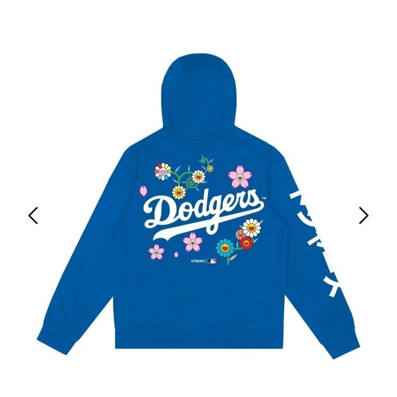 Fanatics x Takashi Murakami x LA Dodgers World Series 2025 Champs Hoodie Blue S